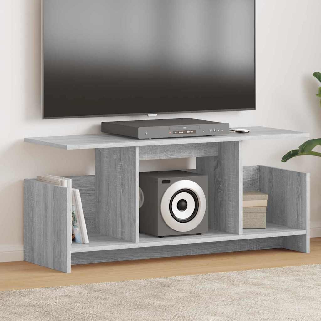 Meuble TV en Bois Design Gris Sonoma - 50 cm-Mon Meuble TV-Sonoma gris-102 x 35 x 45 cm-1-34