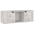 Meuble TV en Bois d'Ingénierie Effet Béton - 88,5 cm-Mon Meuble TV-2