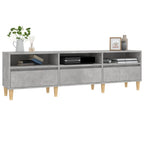Meuble TV en Bois d'Ingénierie Gris Foncé - 150 cm-Mon Meuble TV-150 cm-1-30 cm-4