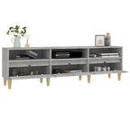 Meuble TV en Bois d'Ingénierie Gris Foncé - 150 cm-Mon Meuble TV-150 cm-1-30 cm-5