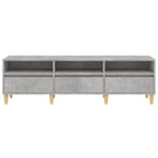 Meuble TV en Bois d'Ingénierie Gris Foncé - 150 cm-Mon Meuble TV-150 cm-1-30 cm-6