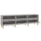 Meuble TV en Bois d'Ingénierie Gris Foncé - 150 cm-Mon Meuble TV-150 cm-1-30 cm-7