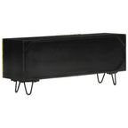 Meuble TV en Bois Doré et Manguier - 110 cm-Mon Meuble TV-3