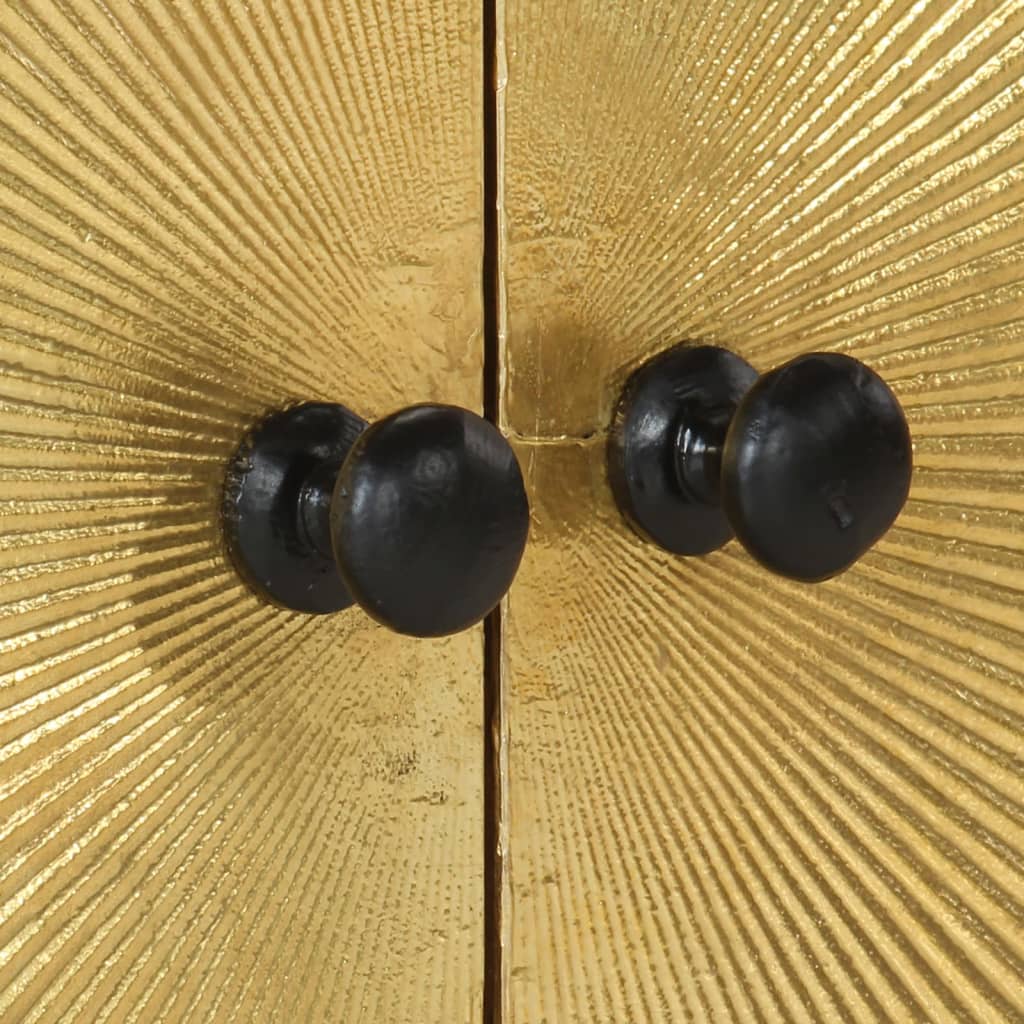 Meuble TV en Bois Doré et Manguier - 110 cm-Mon Meuble TV-7
