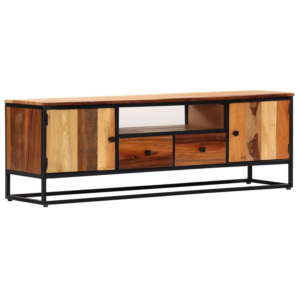 Meuble TV en Bois et Acier - 120 cm-Mon Meuble TV-1