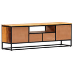 Meuble TV en Bois et Acier - 120 cm-Mon Meuble TV-2