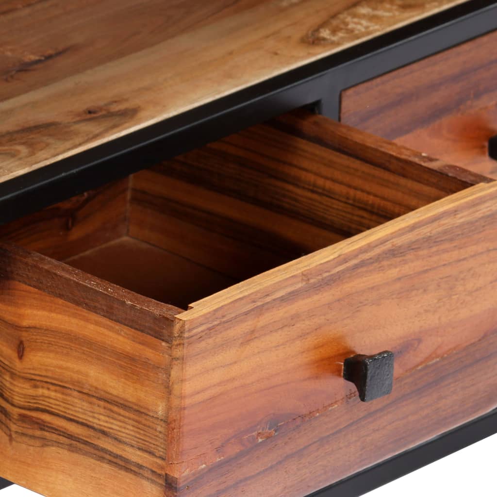 Meuble TV en Bois et Acier - 120 cm-Mon Meuble TV-4
