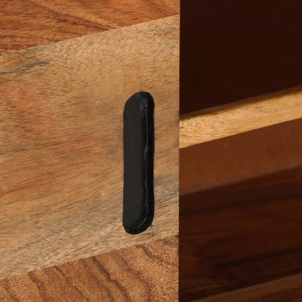 Meuble TV en Bois et Fer Forgé - 110 cm-Mon Meuble TV-8