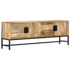 Meuble TV en Bois et Métal Noir - 140 cm-Mon Meuble TV-11