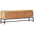 Meuble TV en Bois et Métal Noir - 140 cm-Mon Meuble TV-4