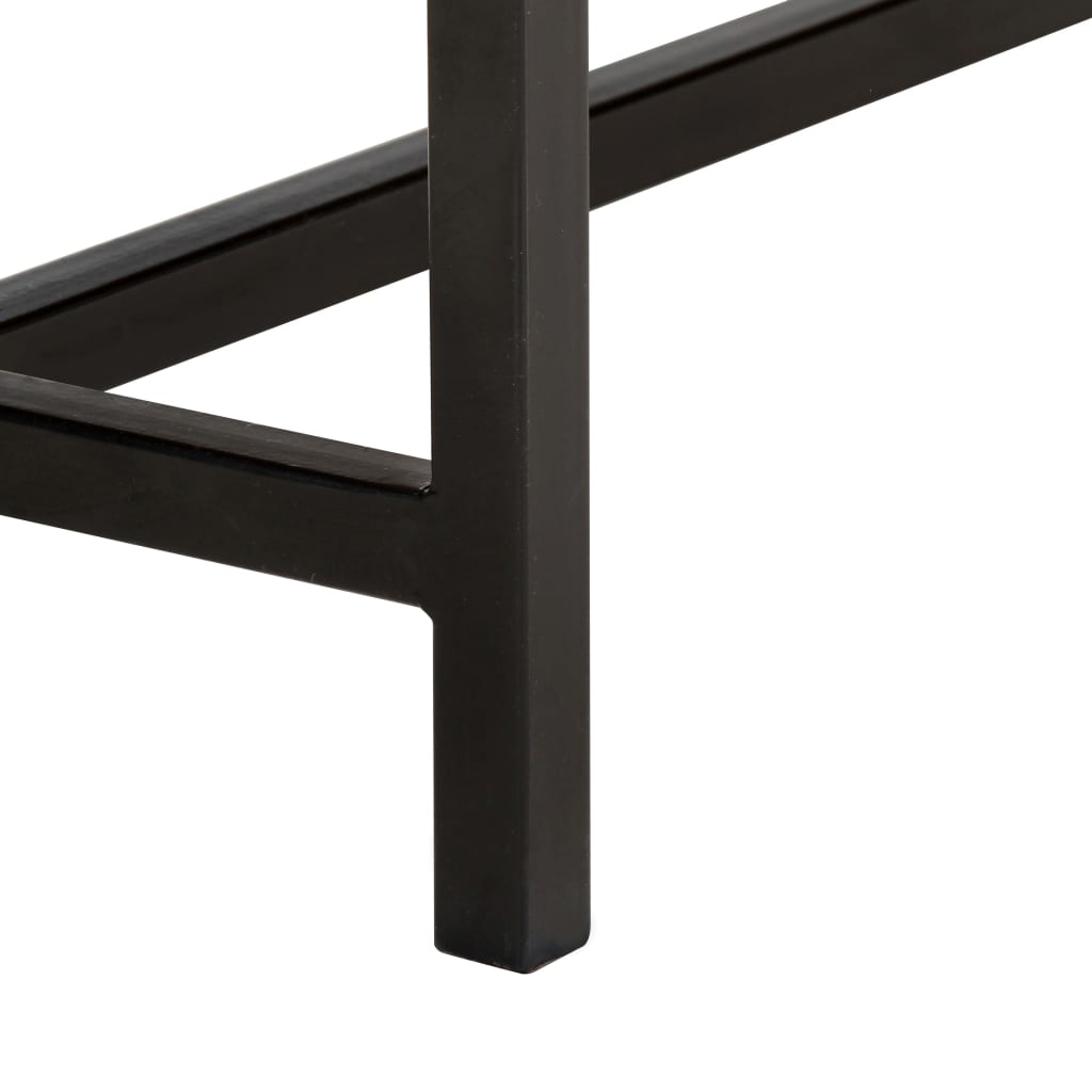Meuble TV en Bois et Métal Noir - 140 cm-Mon Meuble TV-8