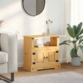 Meuble TV en Bois et Métal Noir - 80 cm-Mon Meuble TV-1