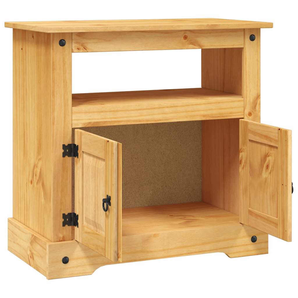 Meuble TV en Bois et Métal Noir - 80 cm-Mon Meuble TV-5