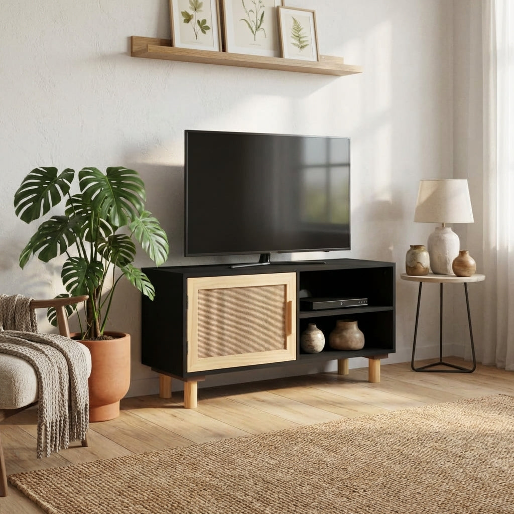 meuble-tv-en-bois-et-rotin-noir-80-cm-decor
