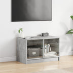 Meuble TV en Bois et Verre Moderne - 68 cm-Mon Meuble TV-Chêne fumé-1-3