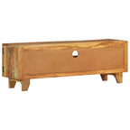 Meuble TV en Bois Fait Maison Sculpté - 120 cm-Mon Meuble TV-3