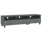 Meuble TV en Bois Gris Anthracite - 158 cm-Mon Meuble TV-Gris foncé-1