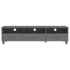 Meuble TV en Bois Gris Anthracite - 158 cm-Mon Meuble TV-Gris foncé-3