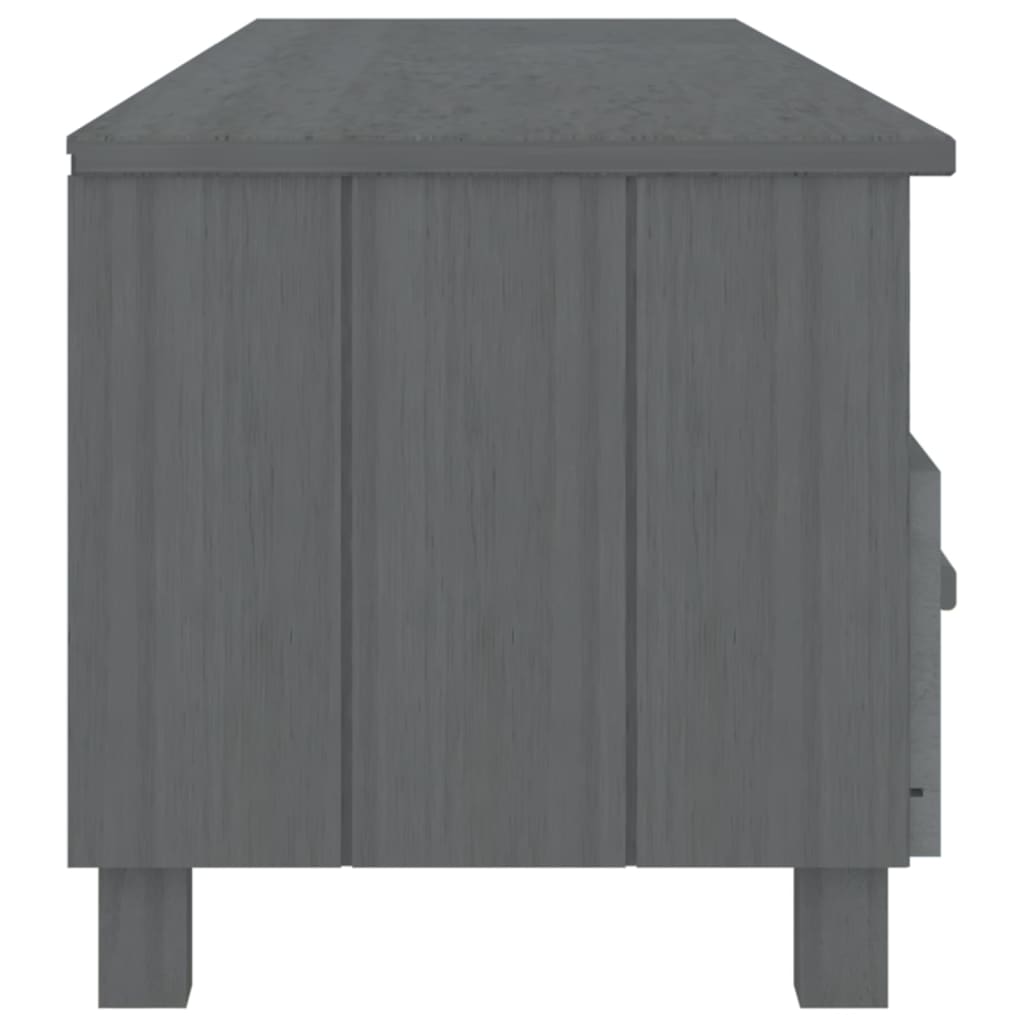Meuble TV en Bois Gris Anthracite - 158 cm-Mon Meuble TV-Gris foncé-4
