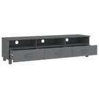 Meuble TV en Bois Gris Anthracite - 158 cm-Mon Meuble TV-Gris foncé-5