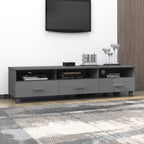 Meuble TV en Bois Gris Anthracite - 158 cm-Mon Meuble TV-Gris foncé-7
