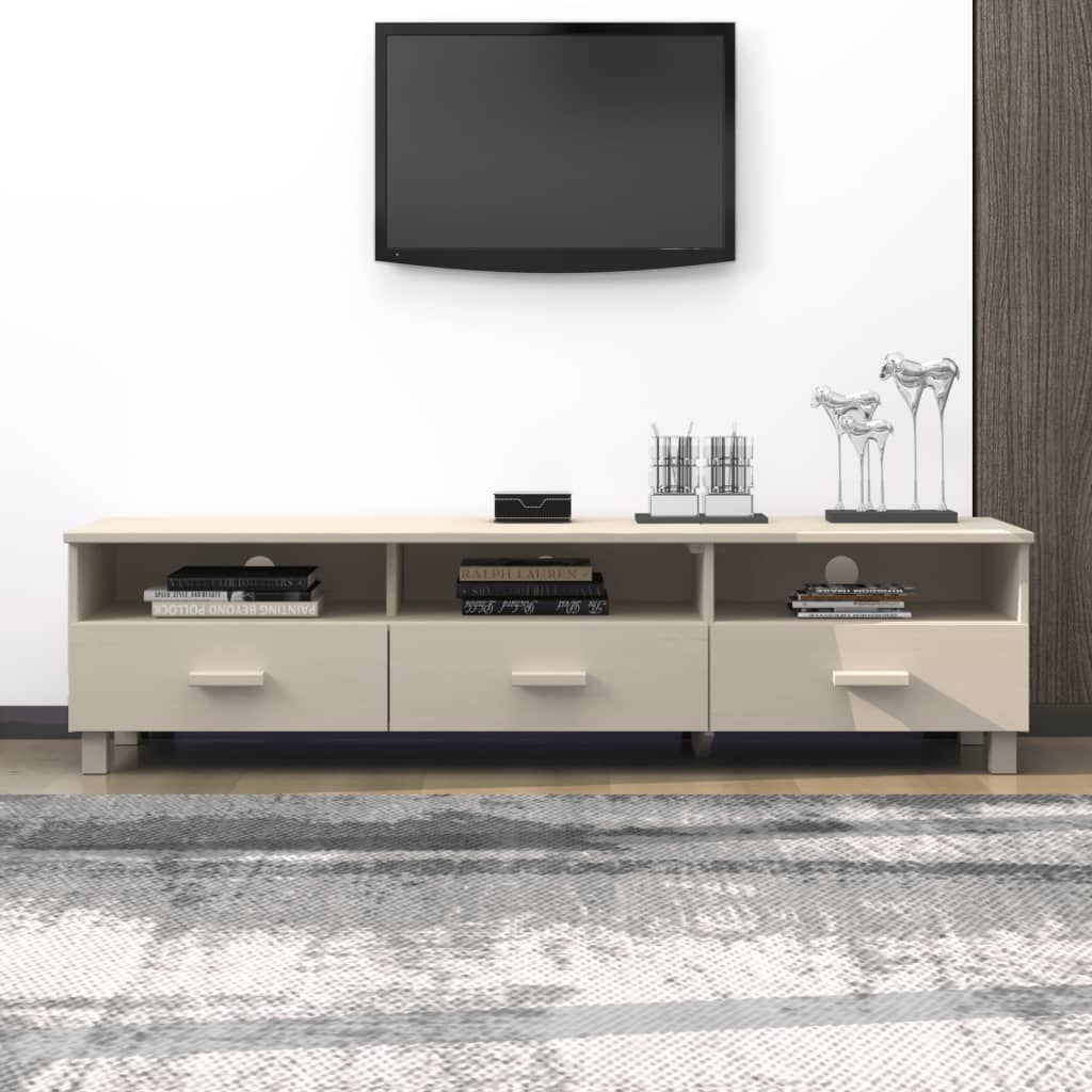 Meuble TV en Bois Gris Anthracite - 158 cm-Mon Meuble TV-marron miel-10