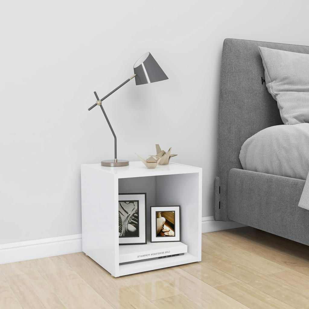 Meuble TV en Bois Gris Clair - 4 Pièces-Mon Meuble TV-Blanc-1-15