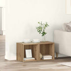 Meuble TV en Bois Gris Clair - 4 Pièces-Mon Meuble TV-chêne artisanal-2-9