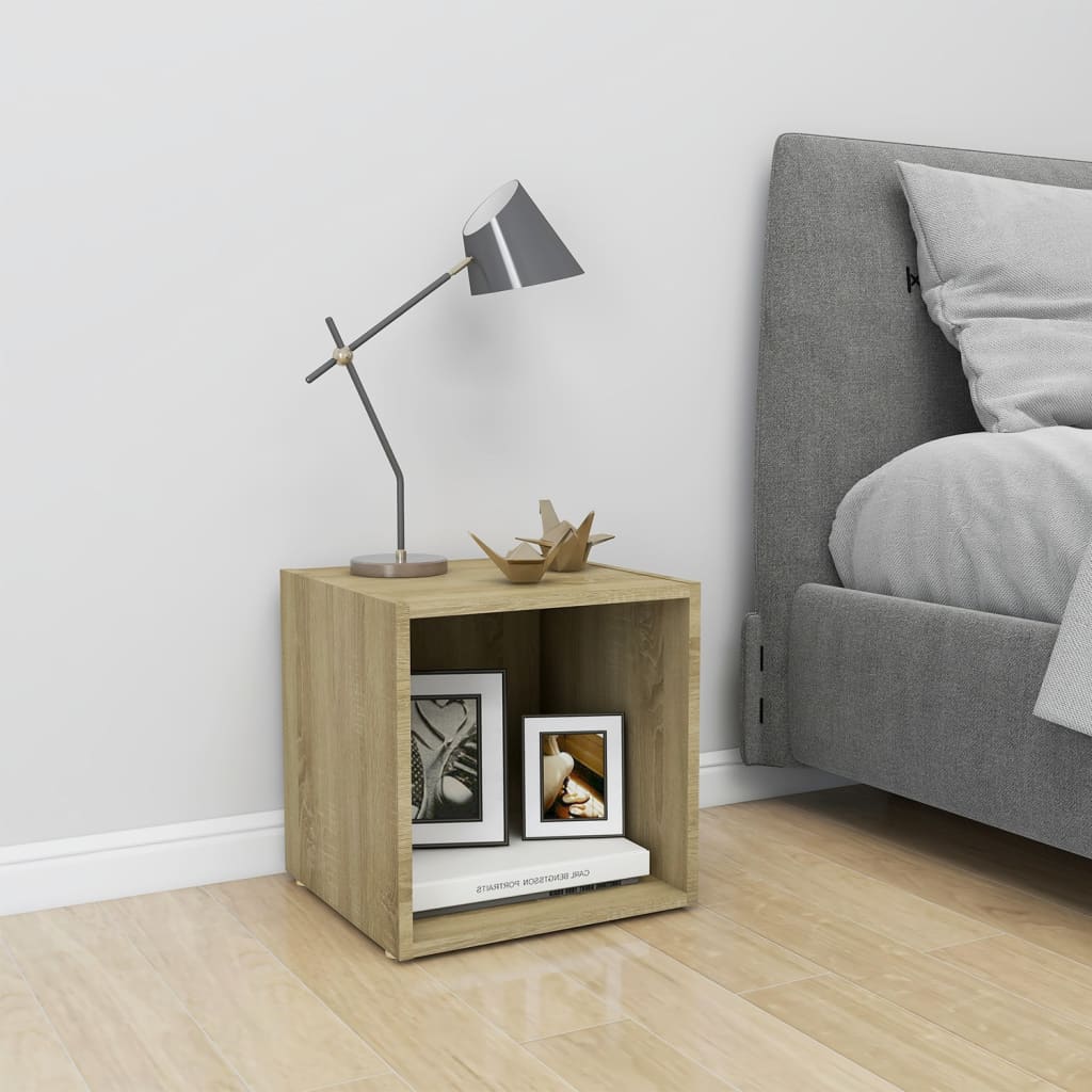 Meuble TV en Bois Gris Clair - 4 Pièces-Mon Meuble TV-Chêne sonoma-1-17