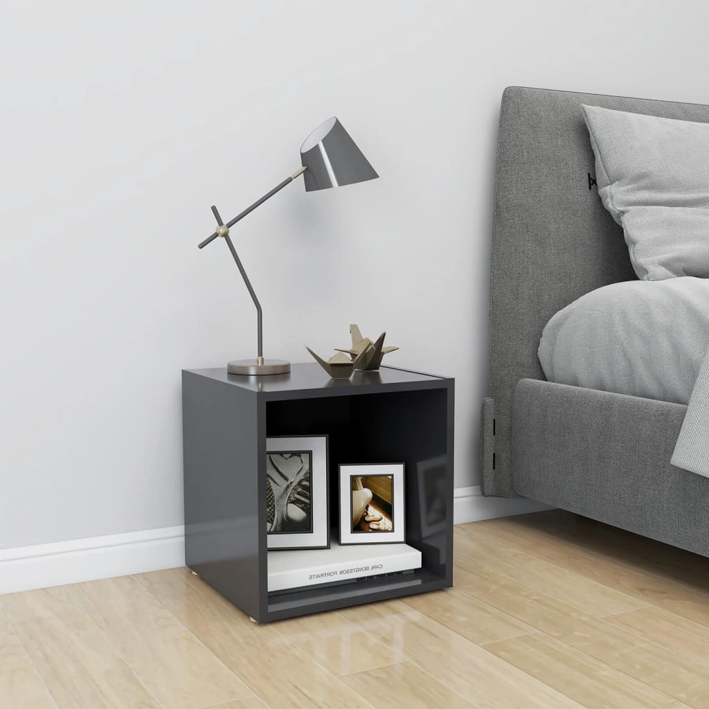Meuble TV en Bois Gris Clair - 4 Pièces-Mon Meuble TV-Gris-1-16