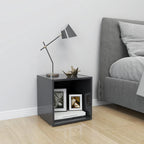 Meuble TV en Bois Gris Clair - 4 Pièces-Mon Meuble TV-Gris-1-16