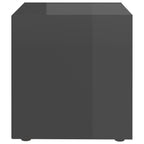 Meuble TV en Bois Gris Clair - 4 Pièces-Mon Meuble TV-Gris béton-4-5
