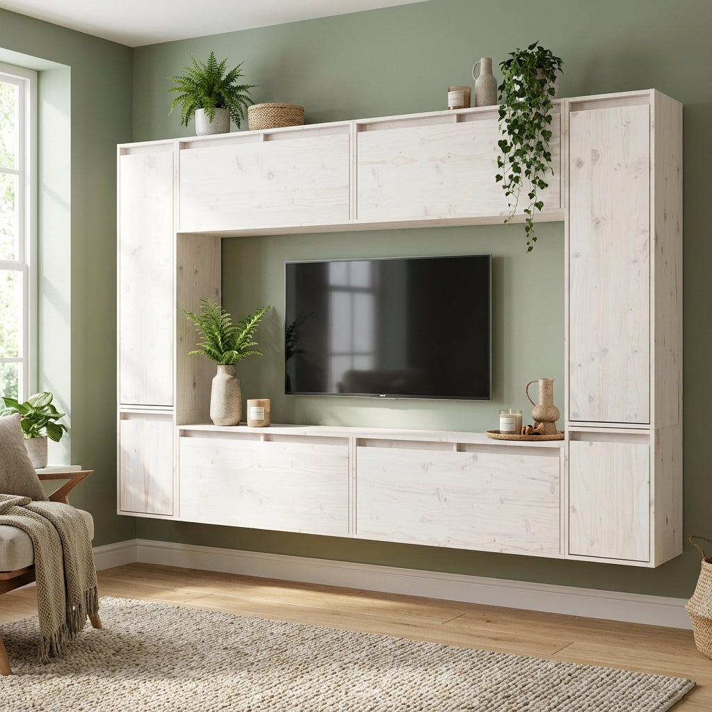 meuble-tv-en-bois-massif-blanc-8-pieces-decor