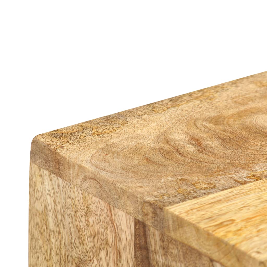 Meuble TV en Bois Massif Clair - 97 cm-Mon Meuble TV-4