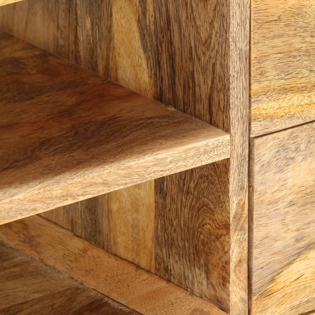 Meuble TV en Bois Massif Clair - 97 cm-Mon Meuble TV-6