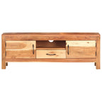 Meuble TV en Bois Massif d'Acacia - 116 cm-Mon Meuble TV-3
