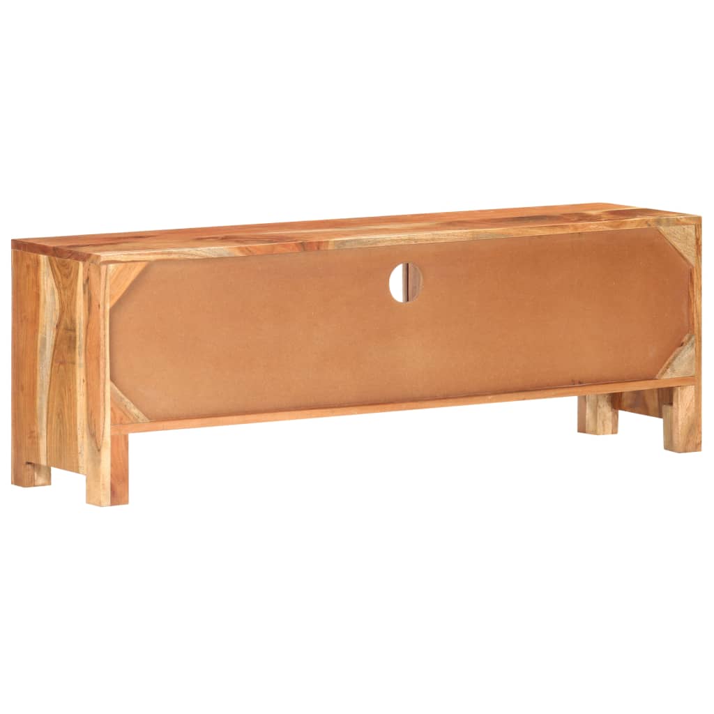 Meuble TV en Bois Massif d'Acacia - 116 cm-Mon Meuble TV-4