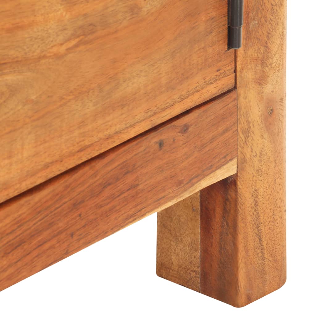 Meuble TV en Bois Massif d'Acacia - 116 cm-Mon Meuble TV-7