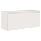 Meuble TV en Bois Massif de Pin Blanc - 4 Pièces-Mon Meuble TV-10