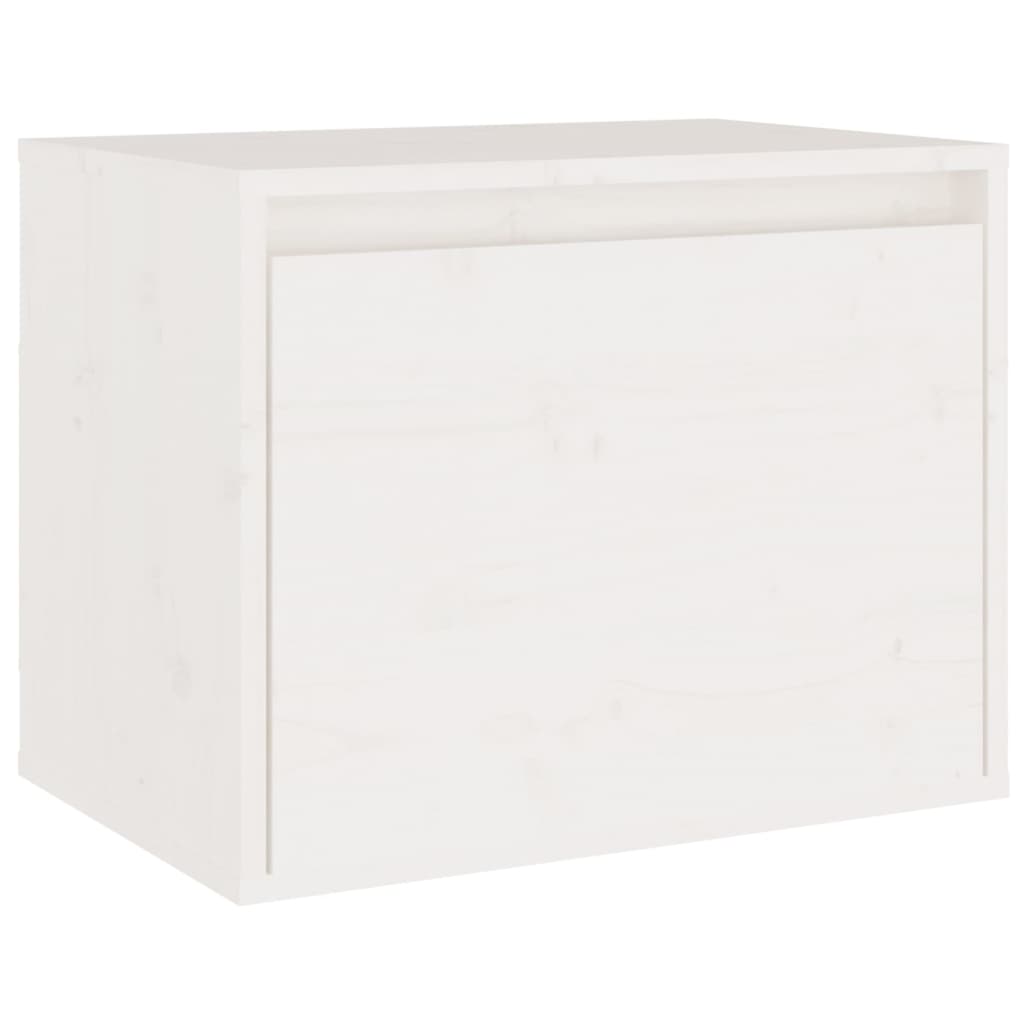 Meuble TV en Bois Massif de Pin Blanc - 4 Pièces-Mon Meuble TV-5