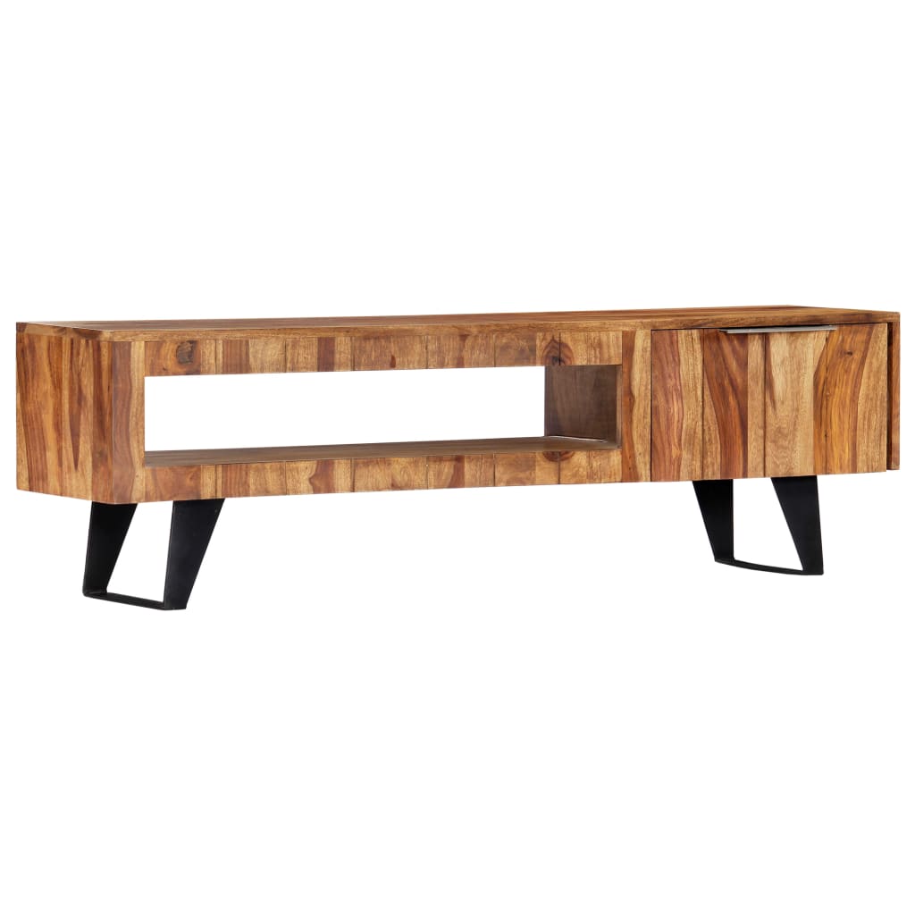 Meuble TV en Bois Massif de Sesham - 140 cm-Mon Meuble TV-11