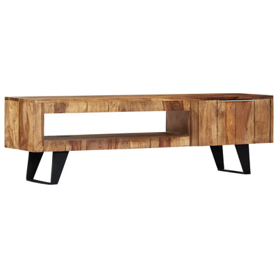 Meuble TV en Bois Massif de Sesham - 140 cm