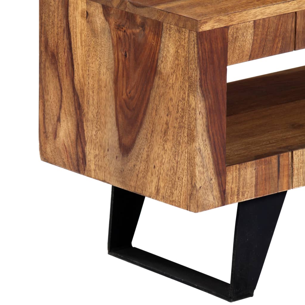 Meuble TV en Bois Massif de Sesham - 140 cm-Mon Meuble TV-6