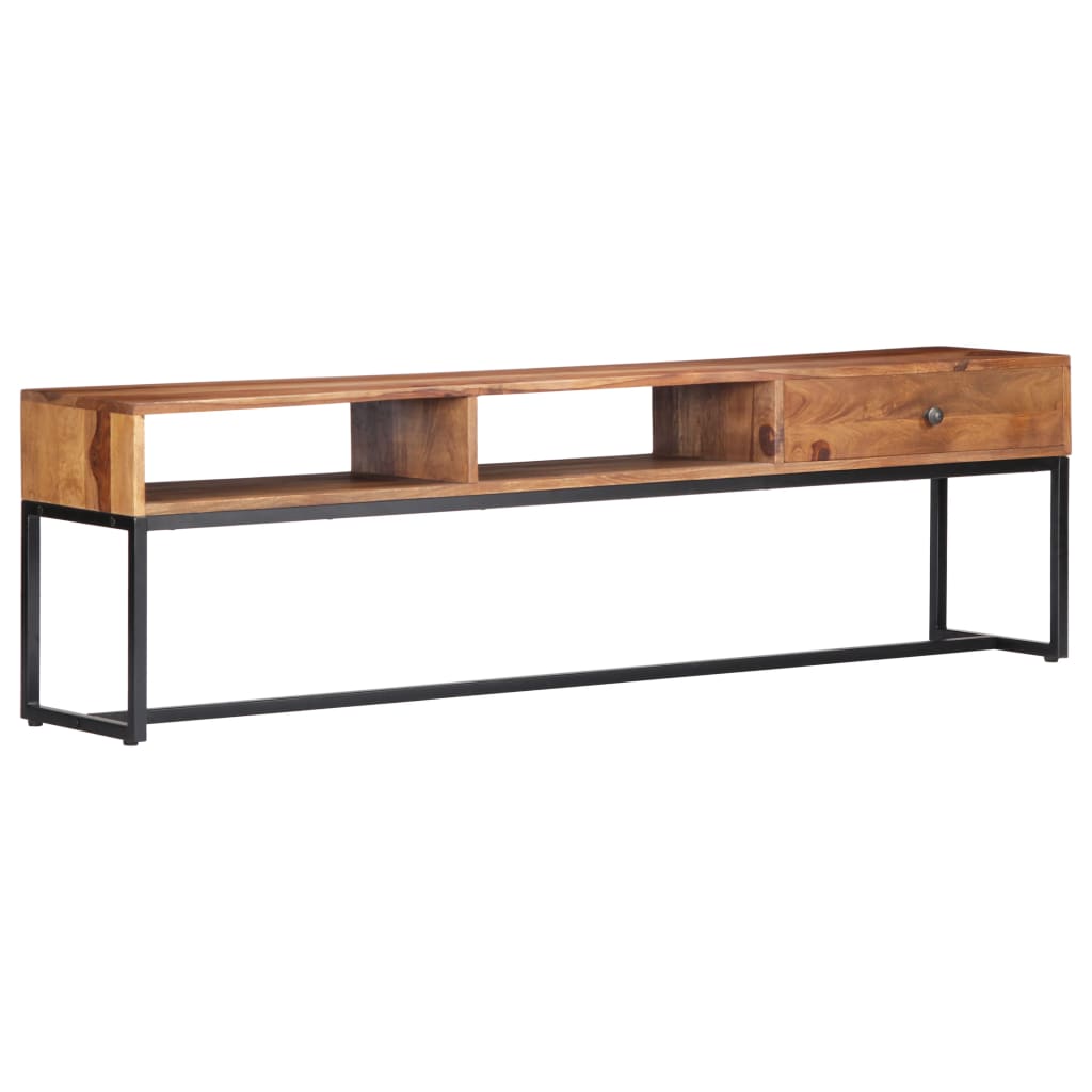 Meuble TV en Bois Massif de Sesham - 160 cm-Mon Meuble TV-10