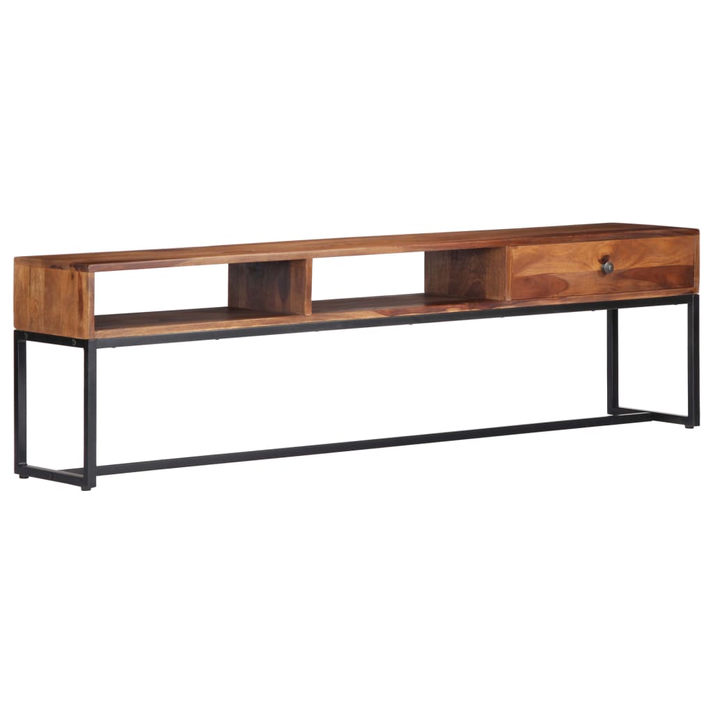 Meuble TV en Bois Massif de Sesham - 160 cm-Mon Meuble TV-11