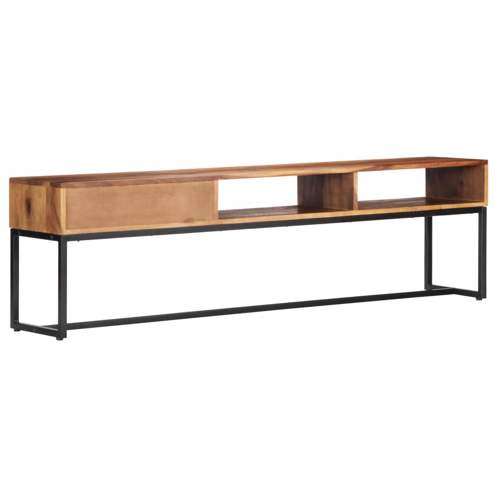 Meuble TV en Bois Massif de Sesham - 160 cm-Mon Meuble TV-3