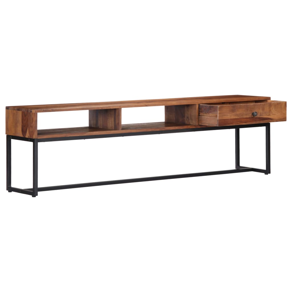 Meuble TV en Bois Massif de Sesham - 160 cm-Mon Meuble TV-4