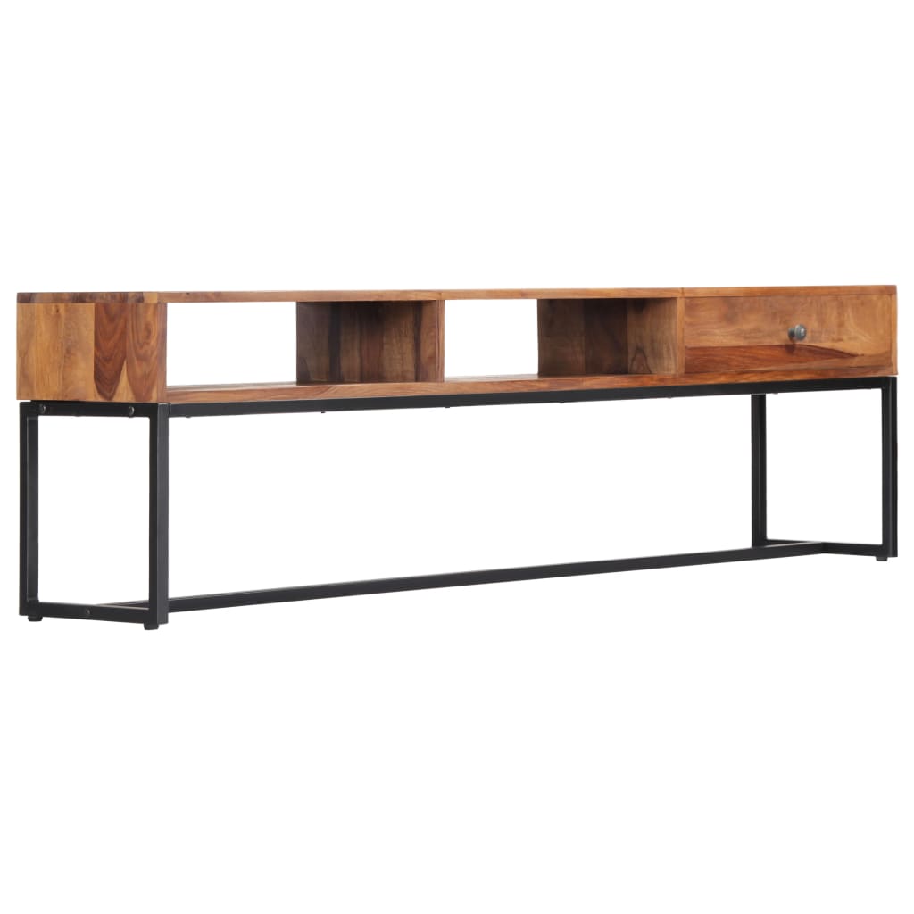 Meuble TV en Bois Massif de Sesham - 160 cm-Mon Meuble TV-9