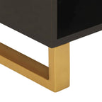 Meuble TV en Bois Massif et Métal - 80 cm-Mon Meuble TV-10