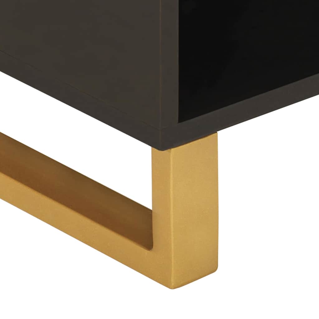 Meuble TV en Bois Massif et Métal - 80 cm-Mon Meuble TV-10